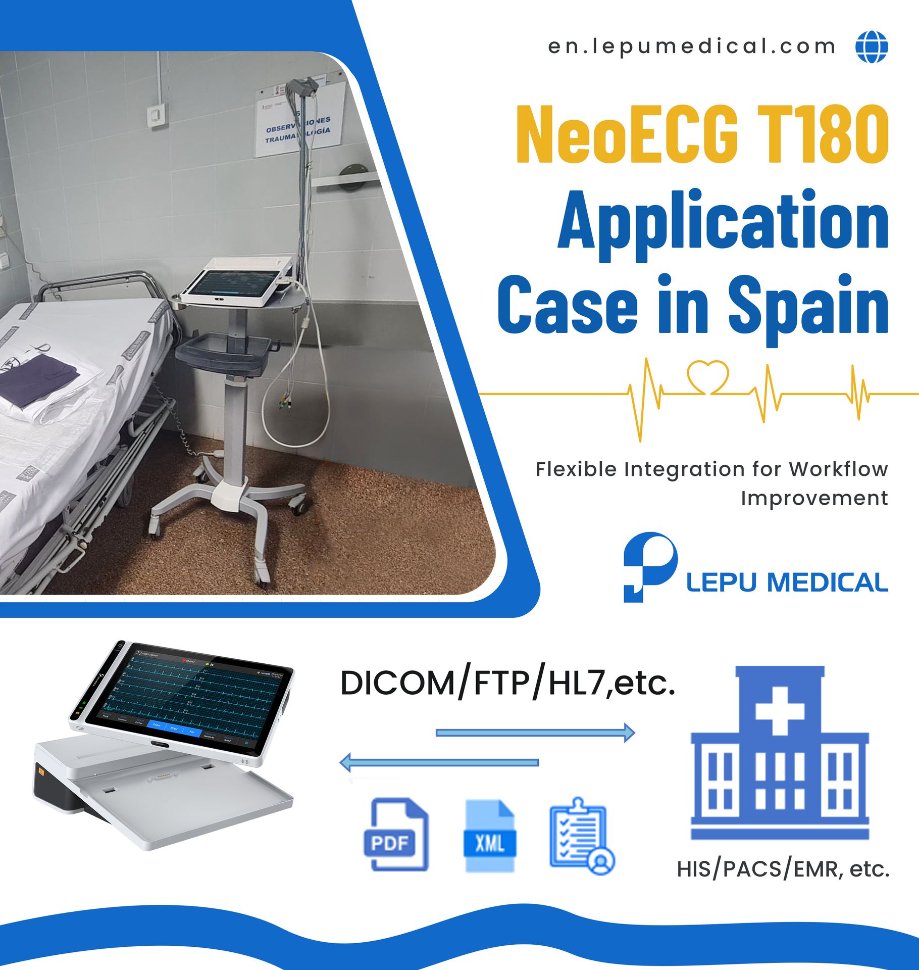 A Lepu Medical oferece dispositivos médicos avançados e serviços de integração para melhorar a eficiência do workflow