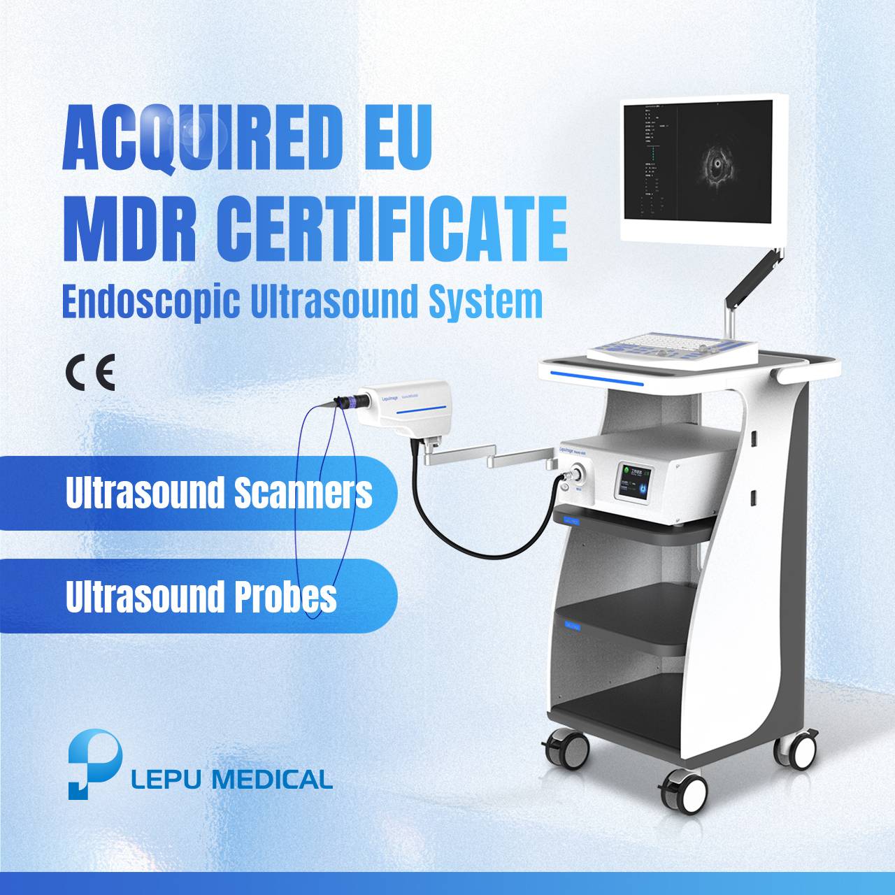 Notícia emocionante! | Lepu Medical Endoscopic Ultrasound System recebeu certificação CE