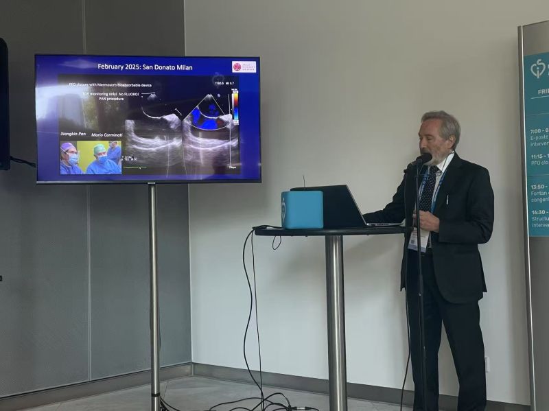Caso Occluder PFO inovador na CSI Frankfurt 2025