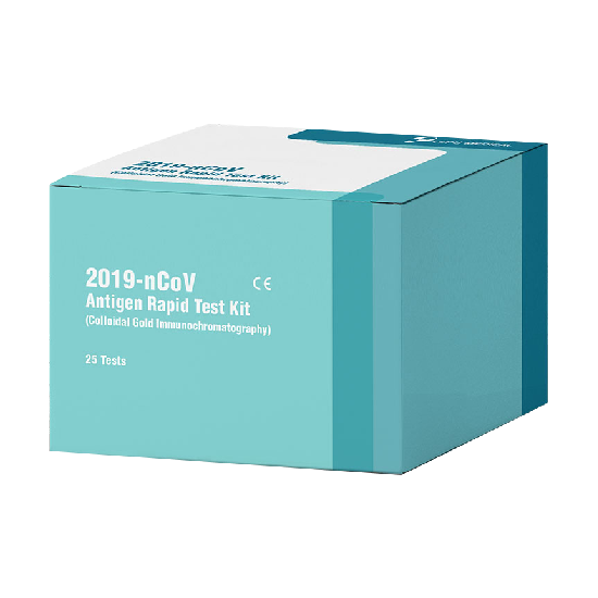 Jogo rápido do teste do antígeno do SARS-CoV-2 (imunocromatografia coloidal do ouro)