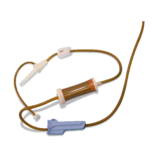 Infusão à prova de luz do filtro de precisão descartável com agulha