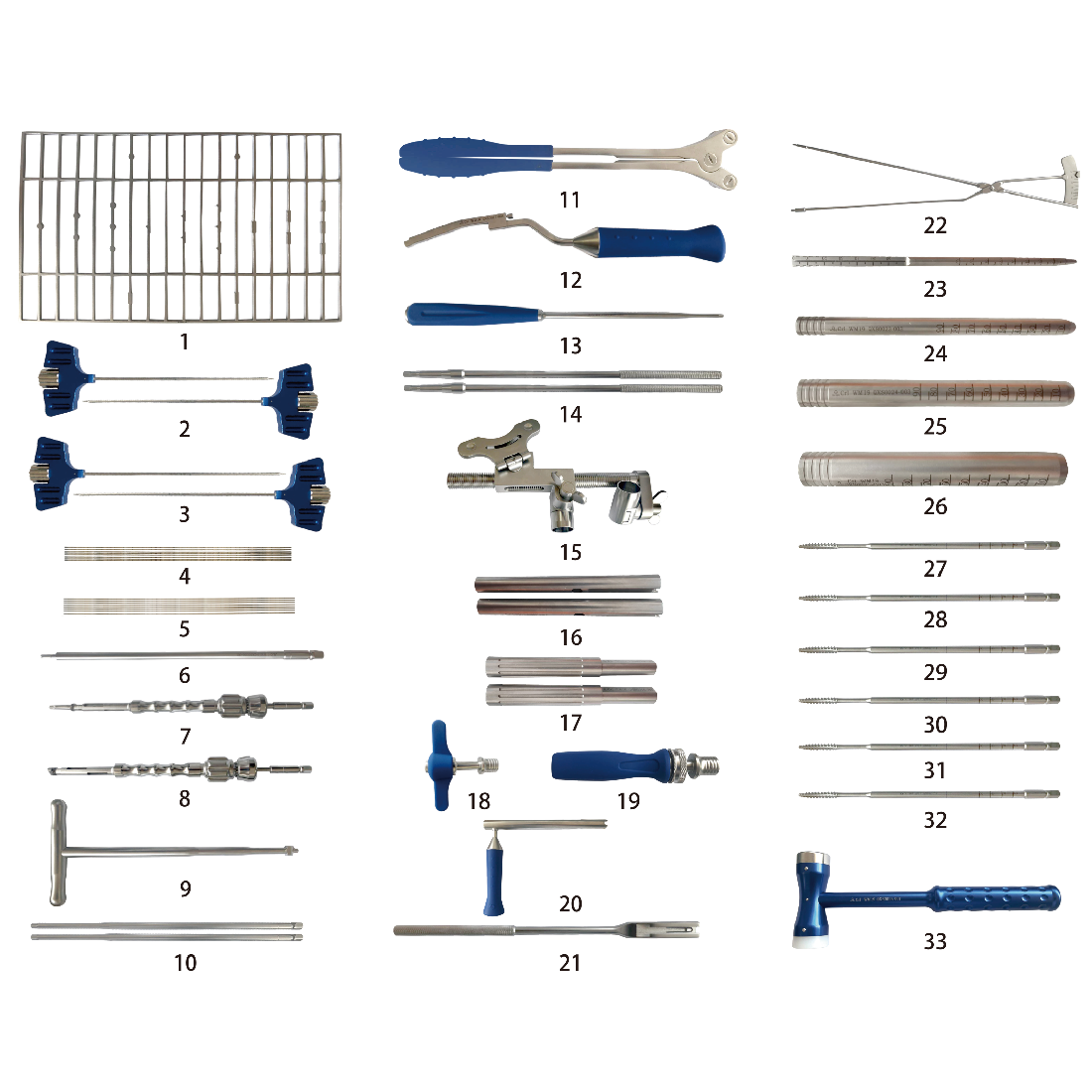 Instrumentos para Fixação Espinhal Interna Sistema (IX)