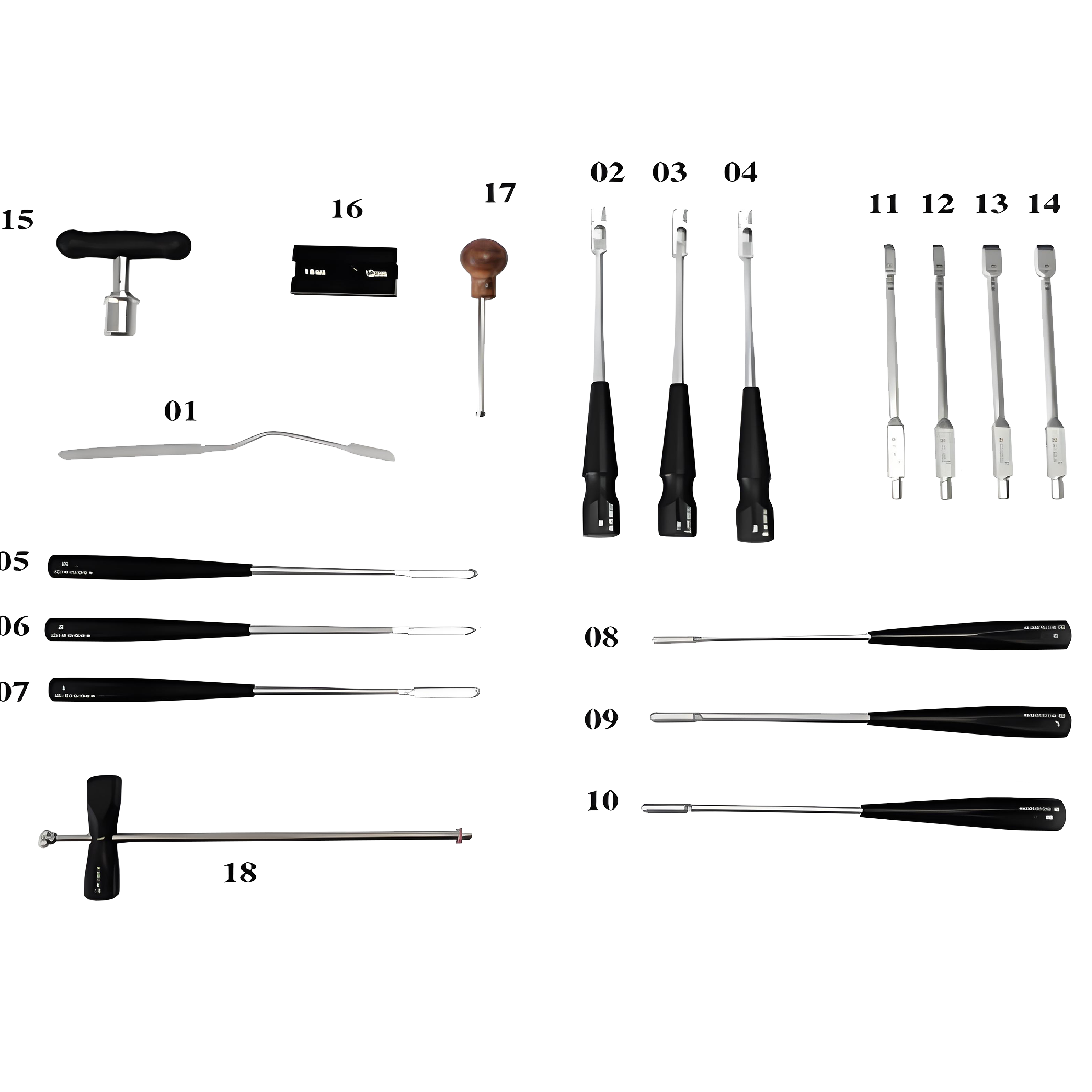 Instrumento Set para Posterior Lombar Fusion Cage