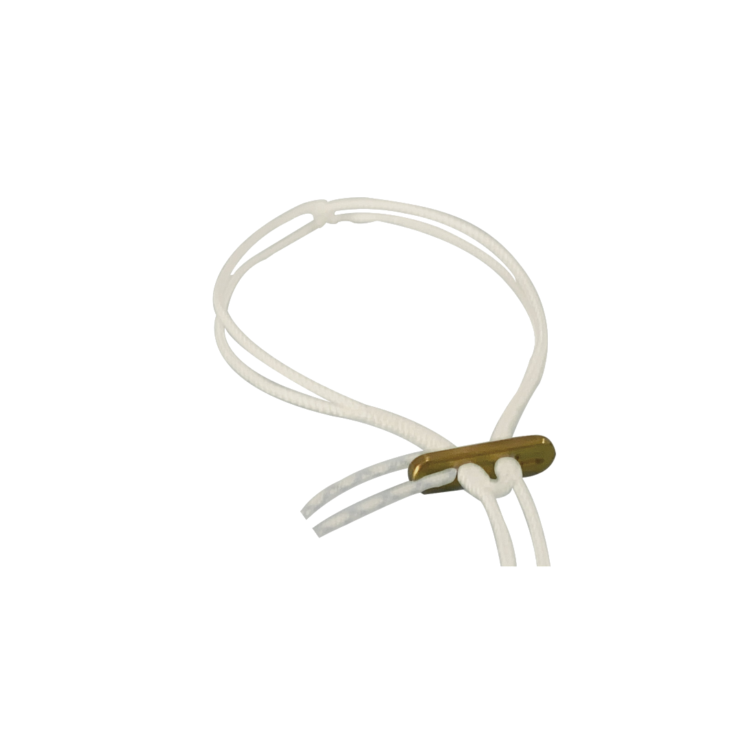 Botão ajustável de dois furos