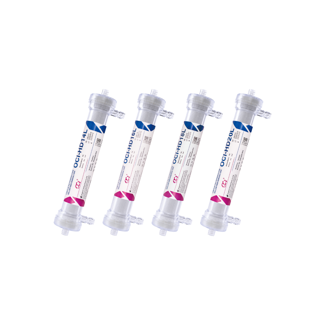 PC série baixo fluxo polietersulfona oco fibra hemodialisador